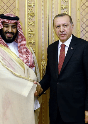 الرئيس أردوغان وولي العهد محمد بن سلمان