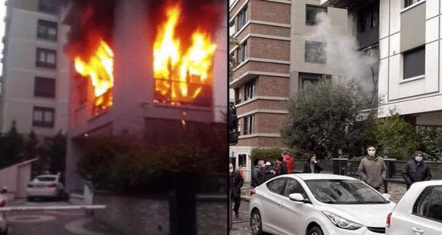 حريق منزل بمدينة إسطنبول يتسبب بموت سيدة