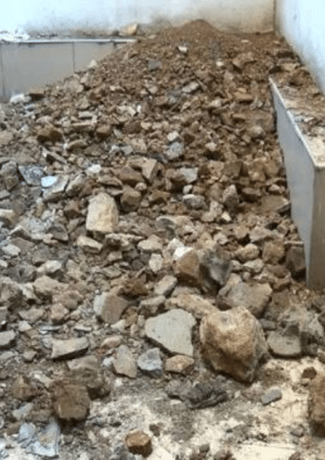 إنهيار أرضية مبنى