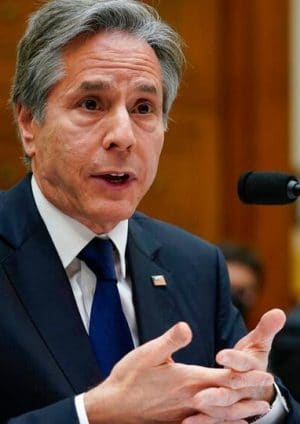 بلينكين يجب على الولايات المتحدة إزالة العقبات من المبيعات العسكرية لتركيا الهند